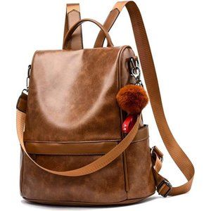 Women Backpack Purse PU Leather Shoulder Bag